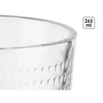 Gläserset Vivalto 79064 Durchsichtig Glas Punkte 265 ml (8 Stück)