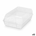 Stapelbarer Schuhkarton Durchsichtig Kunststoff 21 x 13 x 37 cm (12 Stück)