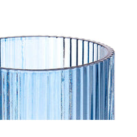 Trinkglas Vivalto OCT-K80005SC OCT-K80005SC Blau Kristall Streifen 270 ml (6 Stück)