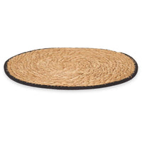 Untersetzer Kinvara Schwarz Baumwolle Seetang 35 x 0,6 x 35 cm (24 Stück)
