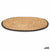 Untersetzer Kinvara Schwarz Baumwolle Seetang 35 x 0,6 x 35 cm (24 Stück)