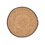 Untersetzer Kinvara Schwarz Baumwolle Seetang 35 x 0,6 x 35 cm (24 Stück)
