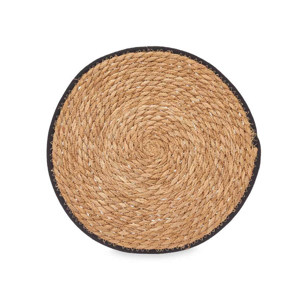 Untersetzer Kinvara Schwarz Baumwolle Seetang 35 x 0,6 x 35 cm (24 Stück)