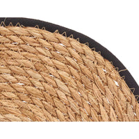 Untersetzer Kinvara Schwarz Baumwolle Seetang 35 x 0,6 x 35 cm (24 Stück)