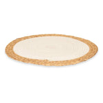 Untersetzer Kinvara Weiß Braun Baumwolle Seetang 35 x 0,6 x 35 cm (24 Stück)