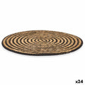 Untersetzer Kinvara Schwarz Baumwolle Seetang 35 x 0,6 x 35 cm (24 Stück)