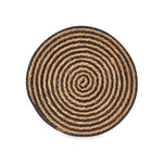 Untersetzer Kinvara Schwarz Baumwolle Seetang 35 x 0,6 x 35 cm (24 Stück)