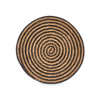 Untersetzer Kinvara Schwarz Baumwolle Seetang 35 x 0,6 x 35 cm (24 Stück)