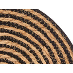 Untersetzer Kinvara Schwarz Baumwolle Seetang 35 x 0,6 x 35 cm (24 Stück)
