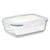 Lunchbox Vivalto C2-600K C2-600K Durchsichtig Silikon Polypropylen Borosilikatglas 640 ml (24 Stück)