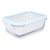 Lunchbox Vivalto 90549 90549 Durchsichtig Silikon Polypropylen Borosilikatglas 1 L 1L (12 Stück)