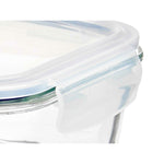 Lunchbox Vivalto 90549 90549 Durchsichtig Silikon Polypropylen Borosilikatglas 1 L 1L (12 Stück)