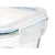 Lunchbox Vivalto 90549 90549 Durchsichtig Silikon Polypropylen Borosilikatglas 1 L 1L (12 Stück)