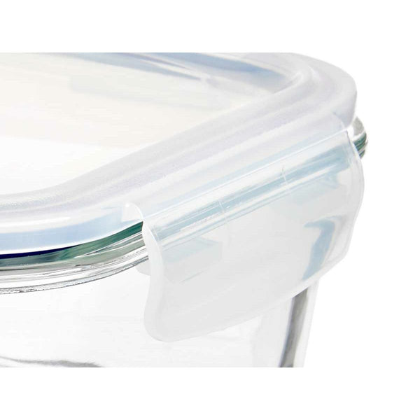 Lunchbox Vivalto 90549 90549 Durchsichtig Silikon Polypropylen Borosilikatglas 1 L 1L (12 Stück)
