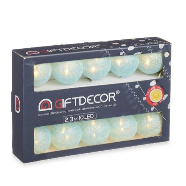 LED-Lichterkette Gift Decor Blau 2,3 m 31 x 20 x 6,5 cm Bold (12 Stück)