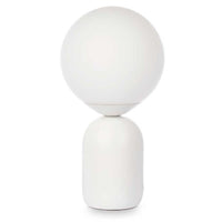 Tischlampe Bold 40 W Weiß aus Keramik 15 x 28,5 x 15 cm (4 Stück)