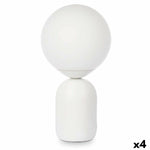 Tischlampe Bold 40 W Weiß aus Keramik 15 x 28,5 x 15 cm (4 Stück)