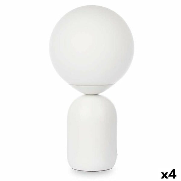 Tischlampe Bold 40 W Weiß aus Keramik 15 x 28,5 x 15 cm (4 Stück)