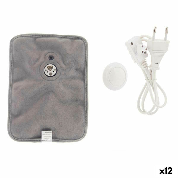 Elektrische Wärmflasche Gift Decor Grau Kunststoff 380 W Samt Hände (12 Stück)