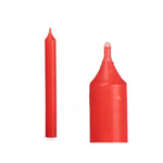 Kerzen-Set Acorde Rot 2 x 2 x 20 cm 8,5 x 21 x 4,5 cm (12 Stück)