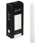 Kerzen-Set Acorde Weiß 2 x 2 x 15 cm 6 x 15 x 4 cm (12 Stück)