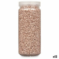 Deko-Steine Gift Decor Braun 2 - 5 mm 700 g 6,5 x 15,5 x 6,5 cm 6,2 x 15,3 x 6,2 cm (12 Stück)