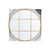 Wandspiegel KM1371-G Gold Fenster 80 x 80 x 3 cm Kreis (3 Stück)