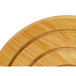 Untersetzer Kinvara natürlich Bambus rund 19 x 1 x 19 cm (24 Stück)