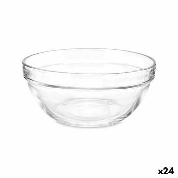 Schale Vivalto 76759 Durchsichtig Glas 650 ml Stapelbar (24 Stück)