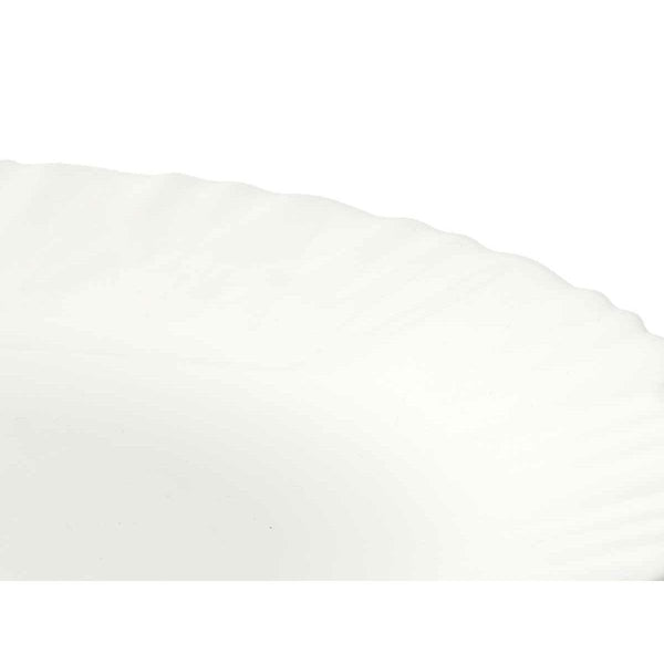 Flacher Teller Vivalto LXP-95 Weiß Opalglas 24 x 2 x 24 cm (24 Stück)