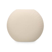 Vase Gift Decor Beige aus Keramik kreisförmig 29 x 26 x 11 cm (4 Stück)