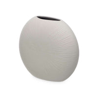 Vase Gift Decor Grau aus Keramik kreisförmig 29 x 26 x 11 cm (4 Stück)