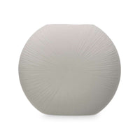 Vase Gift Decor Grau aus Keramik kreisförmig 29 x 26 x 11 cm (4 Stück)
