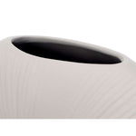 Vase Gift Decor Grau aus Keramik kreisförmig 29 x 26 x 11 cm (4 Stück)