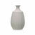 Vase Gift Decor Grau aus Keramik Streifen 19 x 31 x 19 cm (4 Stück)