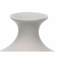 Vase Gift Decor Grau aus Keramik Streifen 19 x 31 x 19 cm (4 Stück)