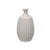 Vase Gift Decor Grau aus Keramik Streifen 21 x 39 x 21 cm (2 Stück)