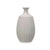 Vase Gift Decor Grau aus Keramik Streifen 21 x 39 x 21 cm (2 Stück)