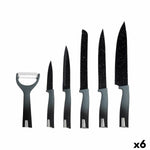 Messerset Kinvara Schwarz Edelstahl Polypropylen 6 Stücke (6 Stück)