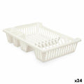 Abtropfsieb für die Spüle Kinvara Weiß 40 x 8 x 29,5 cm (24 Stück)