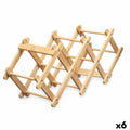 Zusammenklappbarer Flaschenständer Kinvara natürlich 54 x 15 x 21,5 cm 15 x 29 x 8,5 cm 29 x 8,5 x 15 cm (6 Stück)