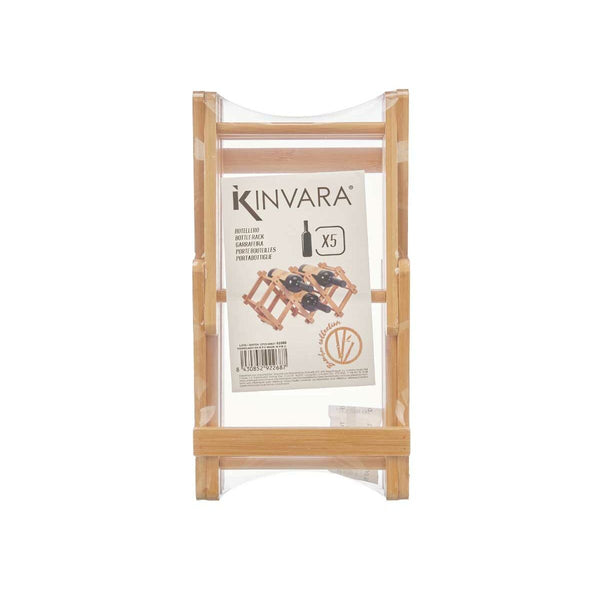Zusammenklappbarer Flaschenständer Kinvara natürlich 54 x 15 x 21,5 cm 15 x 29 x 8,5 cm 29 x 8,5 x 15 cm (6 Stück)