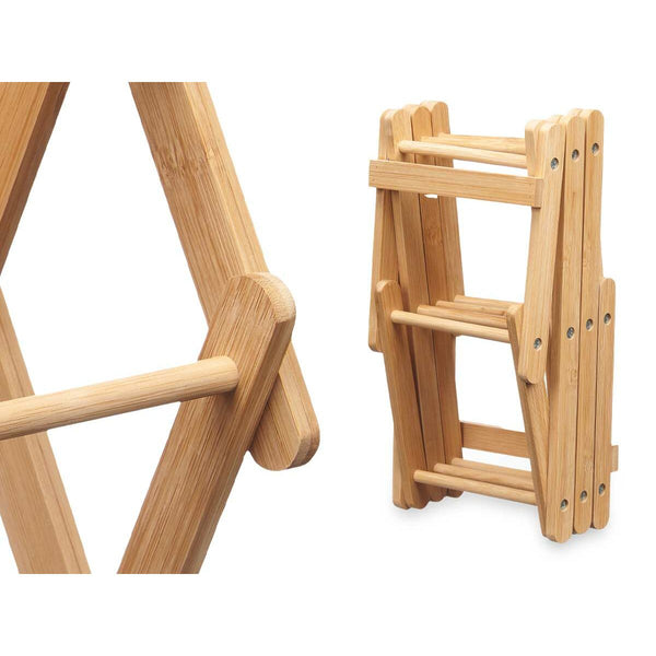 Zusammenklappbarer Flaschenständer Kinvara natürlich 54 x 15 x 21,5 cm 15 x 29 x 8,5 cm 29 x 8,5 x 15 cm (6 Stück)