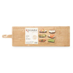 Küchentisch Kinvara natürlich 88 x 4,5 x 26 cm 88 x 4 x 26 cm Mit Griff (6 Stück)