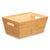 Mehrzweckkorb Kinvara B7656-2515 natürlich Bambus 15 x 29 x 8,5 cm Mit Griffen (12 Stück)