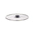 Pfannendeckel Kinvara Metall Stahl 29 x 2 x 29 cm Raster (24 Stück)