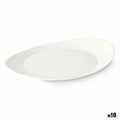 Flacher Teller Vivalto LYBP-120 LYBP-120 Weiß Opalglas 30,5 x 3 x 26 cm (18 Stück)