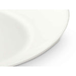 Flacher Teller Vivalto LYBP-120 LYBP-120 Weiß Opalglas 30,5 x 3 x 26 cm (18 Stück)