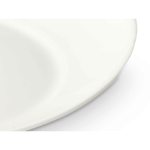 Flacher Teller Vivalto LYBP-120 LYBP-120 Weiß Opalglas 30,5 x 3 x 26 cm (18 Stück)