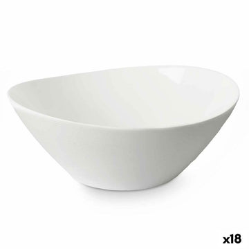 Kochschüssel Vivalto LYBW-100 LYBW-100 Weiß Opalglas 25 x 10 x 23 cm (18 Stück)